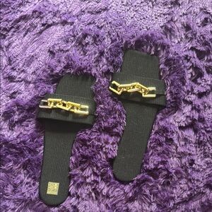 Zara Black and Gold Hair Accessories